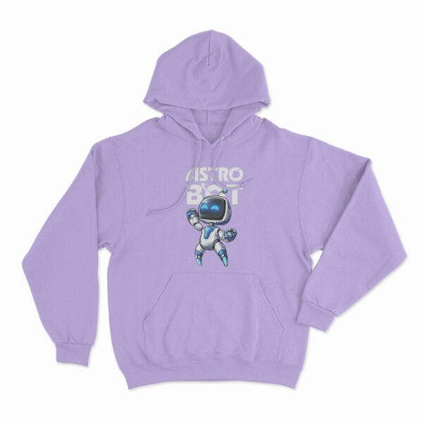 Astro Bot Cartoon Character Hoodie Purple 3xl