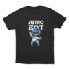 Astro Bot Cartoon Character T Shirt Black 3xl