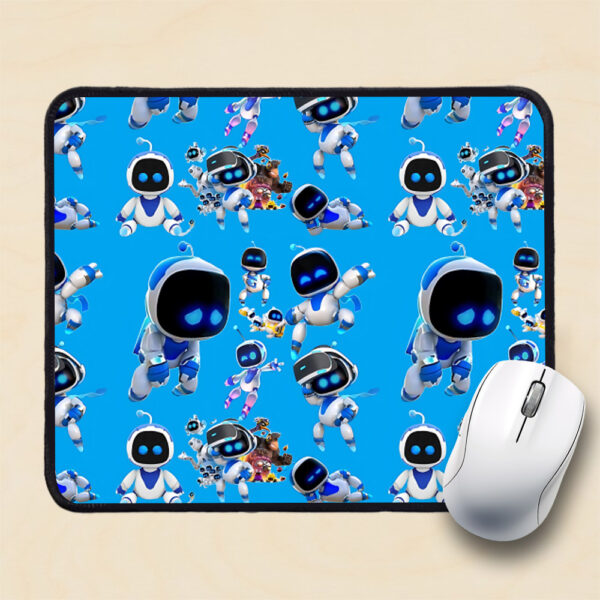 Astro Bot Character Pattern Mouse Pad