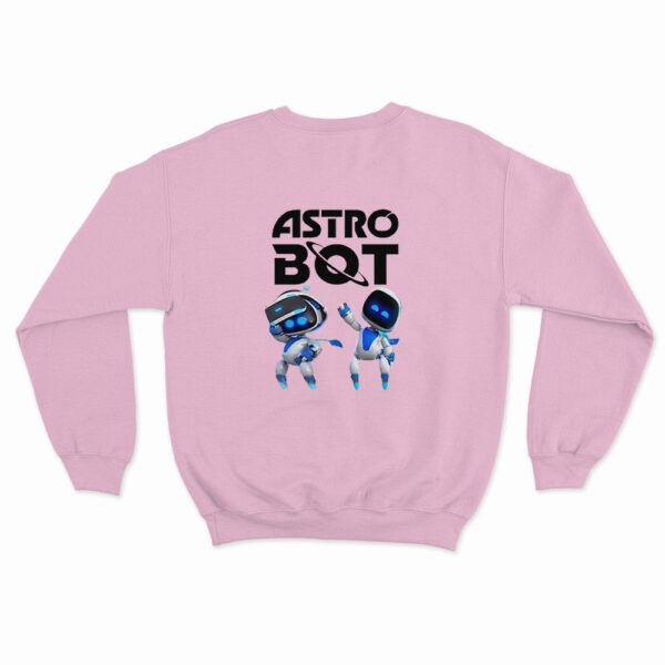 Astro Bot Characters Logo Sweatshirt Pink 3xl