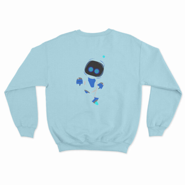 Astro Bot Cute Blue And White Character Sweatshirt 2