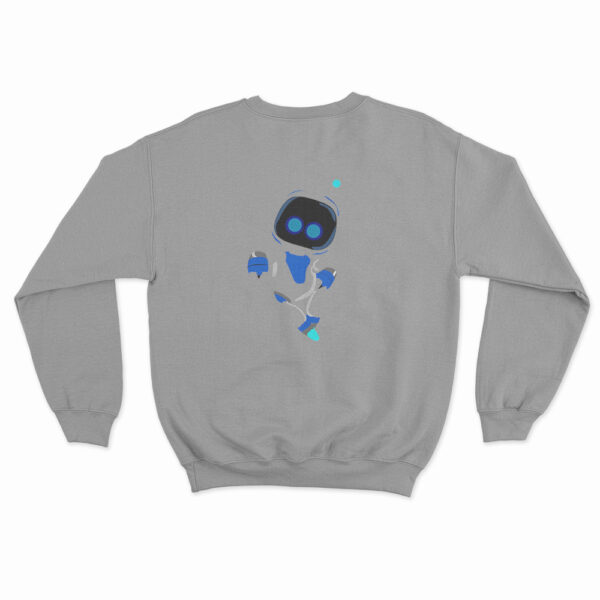 Astro Bot Cute Blue And White Character Sweatshirt 4