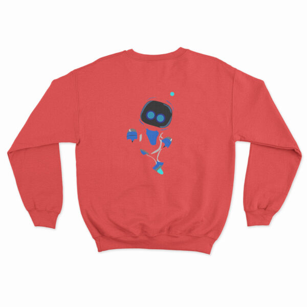 Astro Bot Cute Blue And White Character Sweatshirt 6