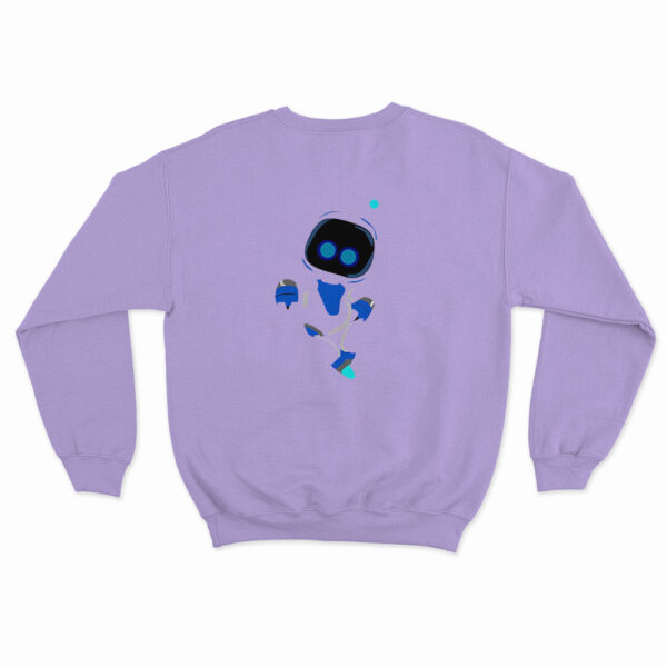 Astro Bot Cute Blue And White Character Sweatshirt