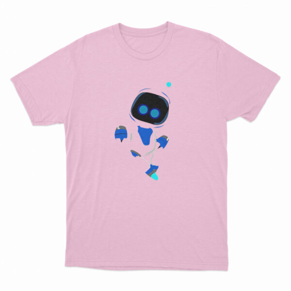 Astro Bot Cute Blue And White Character T Shirt Pink 3xl