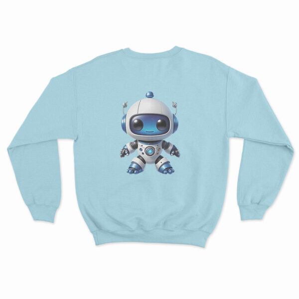 Astro Bot Cute Cartoon Robot Illustration Sweatshirt 2