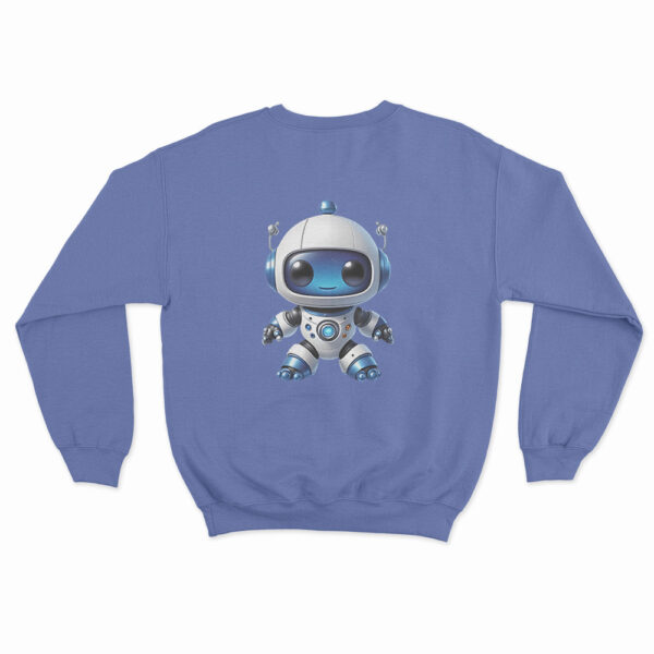 Astro Bot Cute Cartoon Robot Illustration Sweatshirt 3