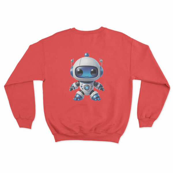 Astro Bot Cute Cartoon Robot Illustration Sweatshirt 6