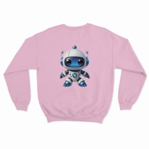 Astro Bot Cute Cartoon Robot Illustration Sweatshirt 8