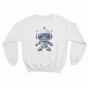 Astro Bot Cute Cartoon Robot Illustration Sweatshirt 9