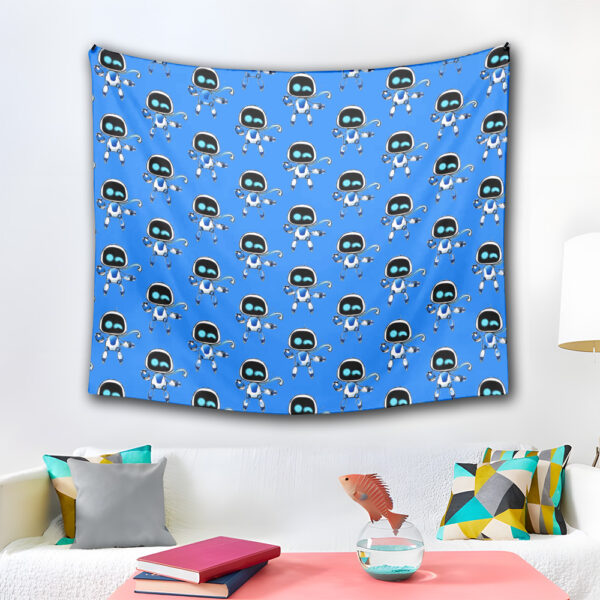 Astro Bot Cute Design Character Tapestry