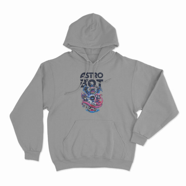 Astro Bot Game Characters Design Hoodie Grey 3xl