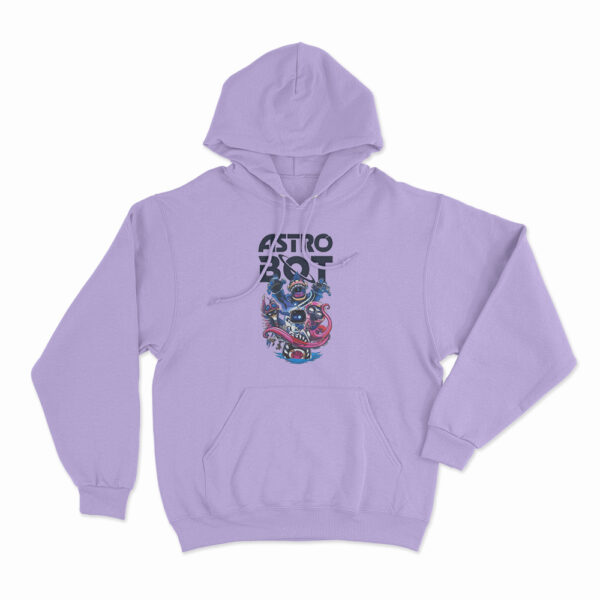 Astro Bot Game Characters Design Hoodie Purple 3xl