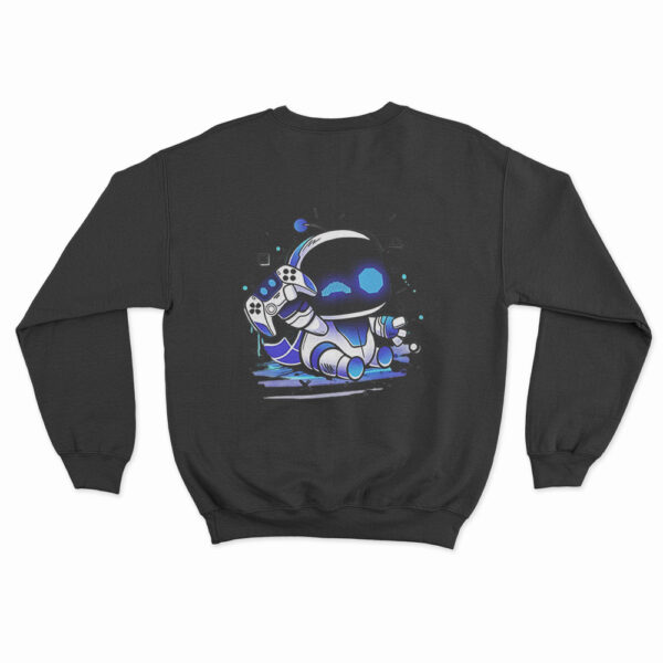 Astro Bot Holding Gaming Controller Sweatshirt 7