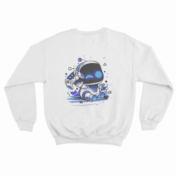 Astro Bot Holding Gaming Controller Sweatshirt 9