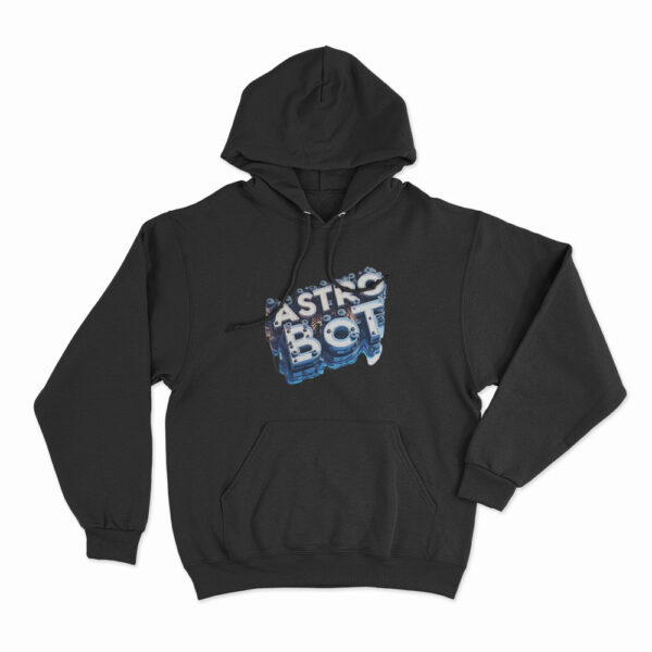 Astro Bot Logo Design Hoodie Black 3xl