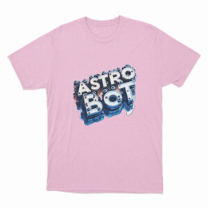 Astro Bot Logo Design T Shirt Pink 3xl