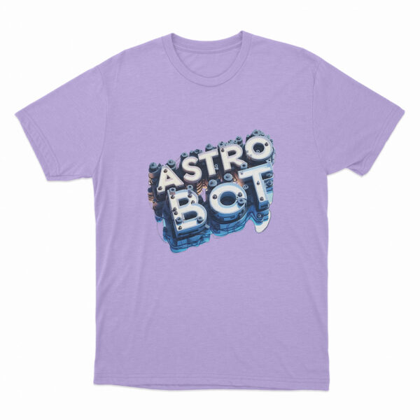 Astro Bot Logo Design T Shirt Purple 3xl