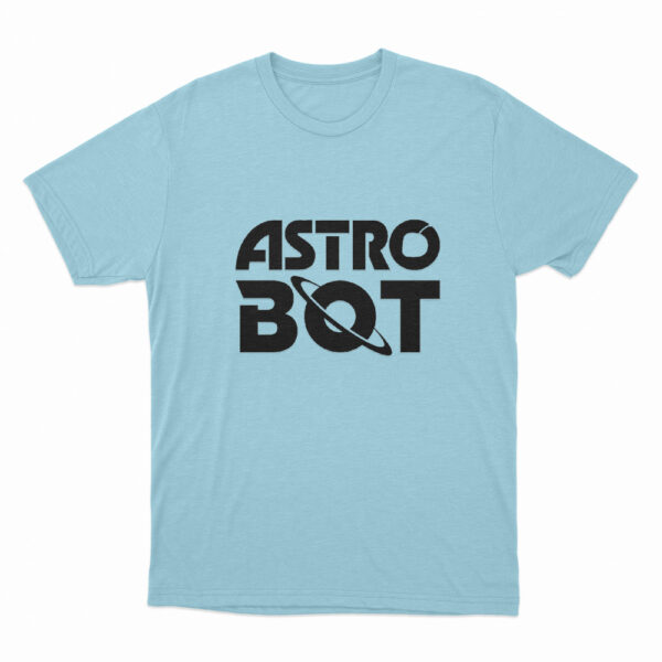 Astro Bot Logo New Design T Shirt Sky Blue 3xl