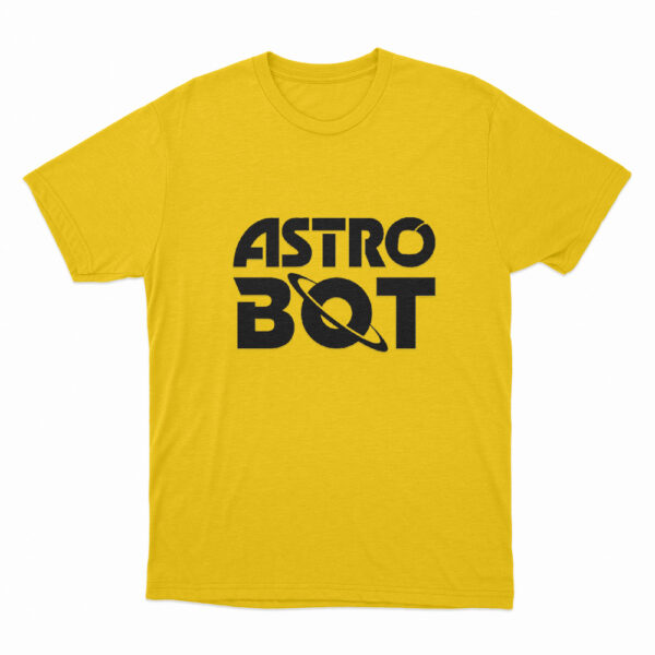 Astro Bot Logo New Design T Shirt Yellow 3xl