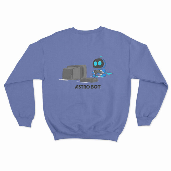 Astro Bot Playing Video Game Sweatshirt 3