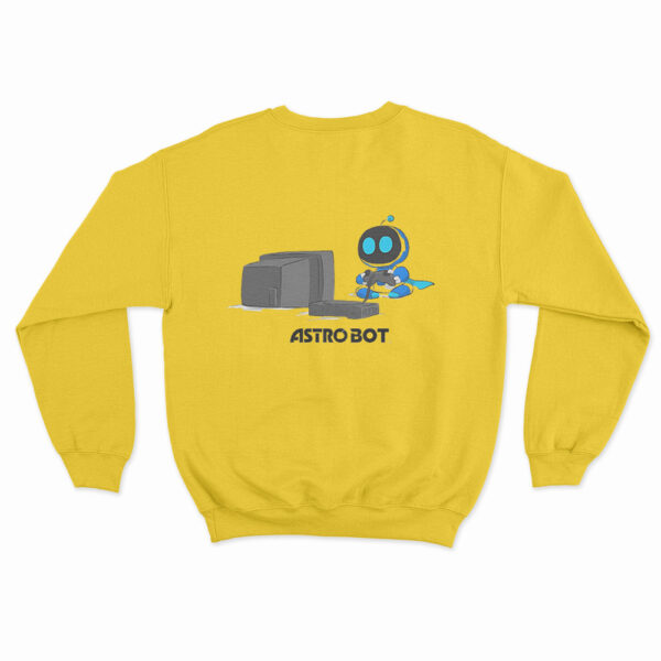 Astro Bot Playing Video Game Sweatshirt 5