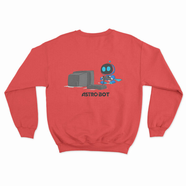 Astro Bot Playing Video Game Sweatshirt 6