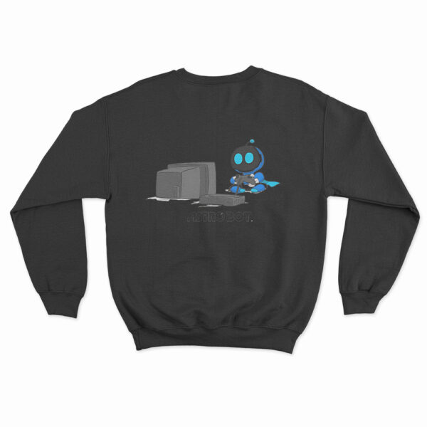 Astro Bot Playing Video Game Sweatshirt 7