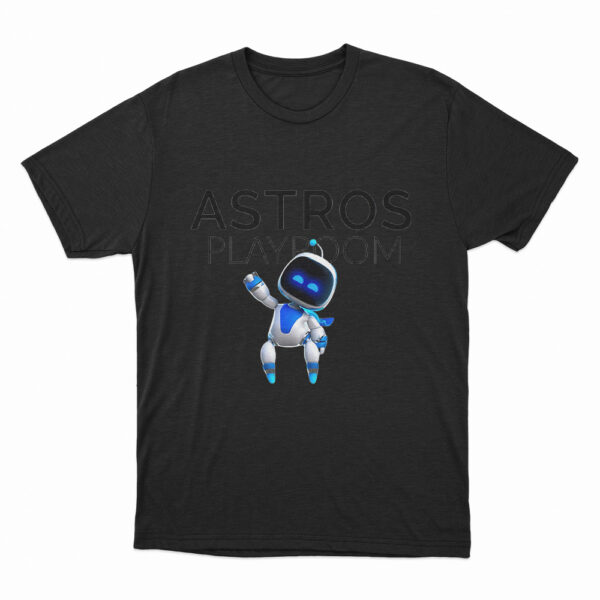 Astro Bot Playroom Game Cover T Shirt Black 3xl