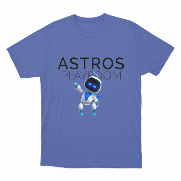 Astro Bot Playroom Game Cover T Shirt Blue 3xl