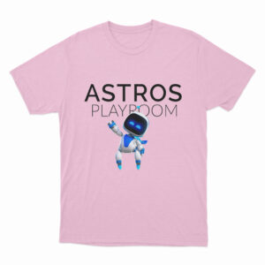 Astro Bot Playroom Game Cover T Shirt Pink 3xl