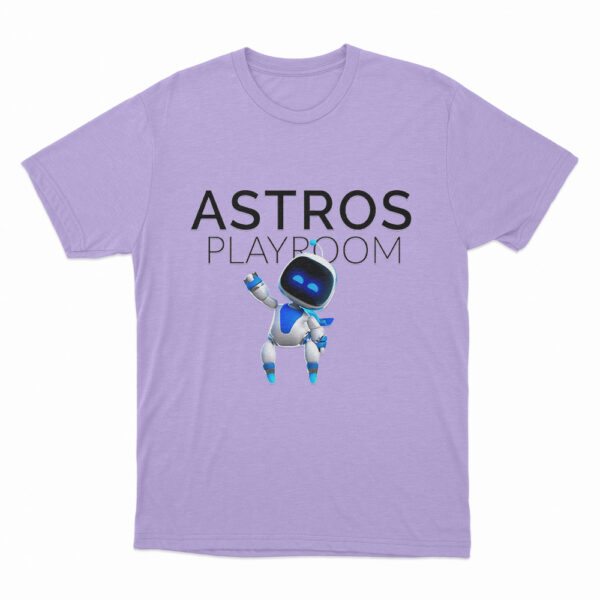 Astro Bot Playroom Game Cover T Shirt Purple 3xl