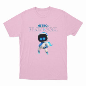 Astro Bot Playroom Robot Character T Shirt Pink 3xl