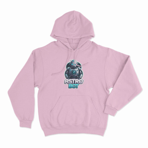 Astro Bot Robot Character Hoodie Pink 3xl