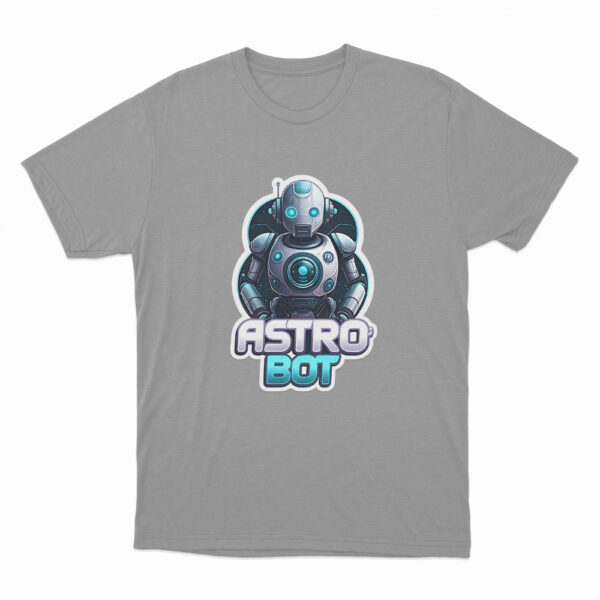 Astro Bot Robot Character T Shirt Grey 3xl