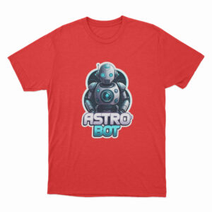 Astro Bot Robot Character T Shirt Red 3xl