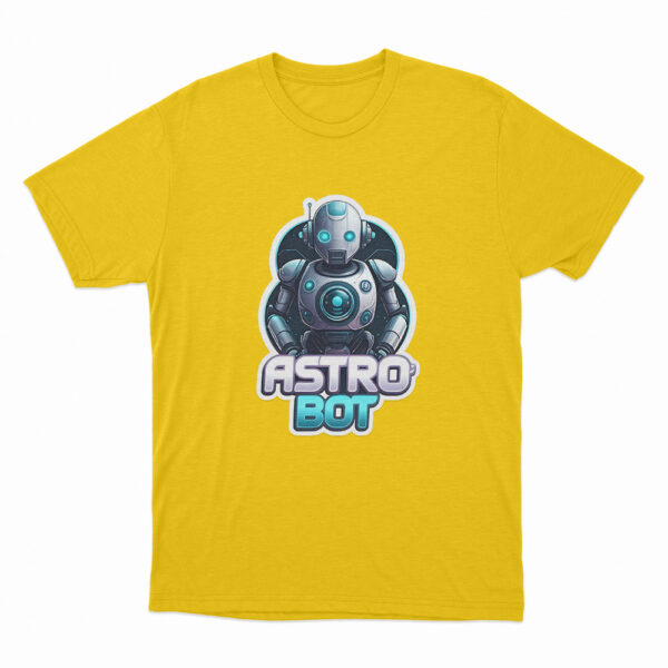 Astro Bot Robot Character T Shirt Yellow 3xl