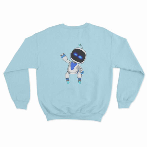 Astro Bot Small Waving Cartoon Sweatshirt 2