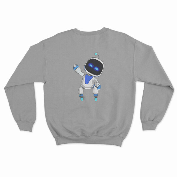 Astro Bot Small Waving Cartoon Sweatshirt 4