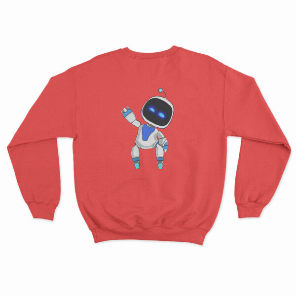 Astro Bot Small Waving Cartoon Sweatshirt 6