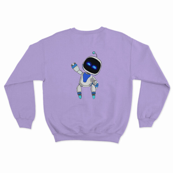 Astro Bot Small Waving Cartoon Sweatshirt