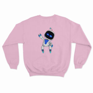 Astro Bot Small Waving Cartoon Sweatshirt 8