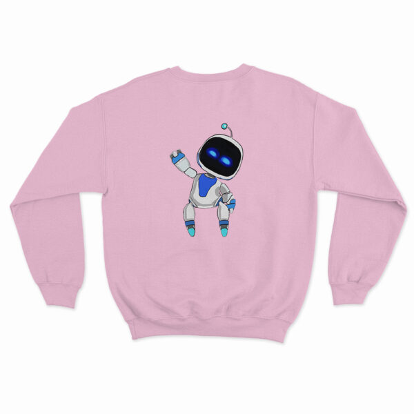 Astro Bot Small Waving Cartoon Sweatshirt 8