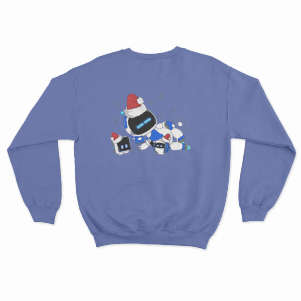 Astro Bot Wearing Santa Hats Sweatshirt 3