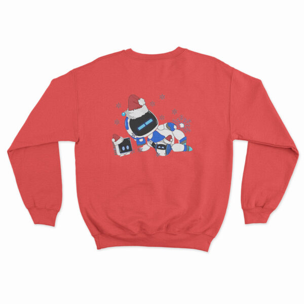 Astro Bot Wearing Santa Hats Sweatshirt 6