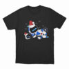 Astro Bot Wearing Santa Hats T Shirt Black 3xl