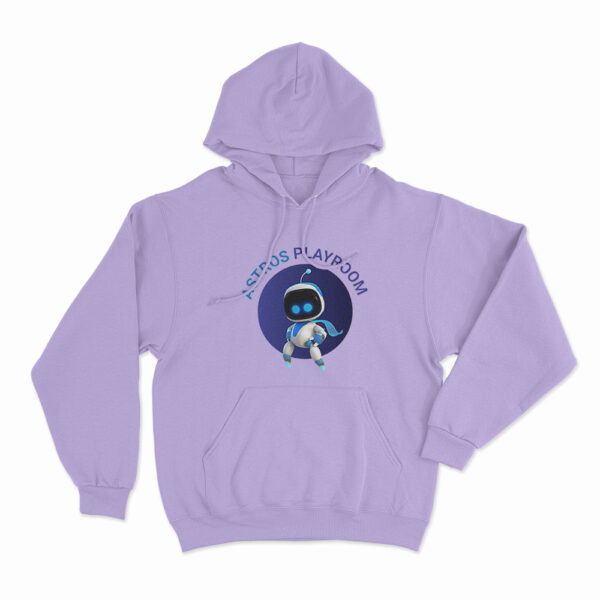 Astro Bot With Astro Playroom Hoodie Purple 3xl