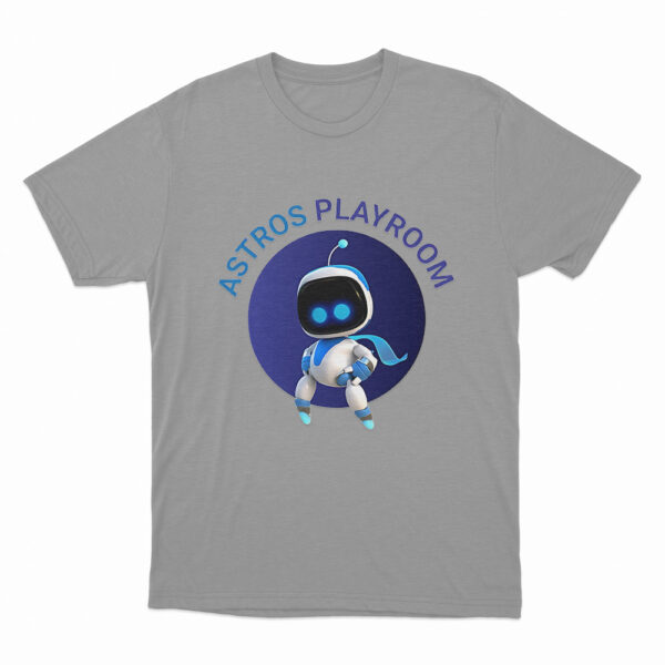 Astro Bot With Astro Playroom T Shirt Grey 3xl