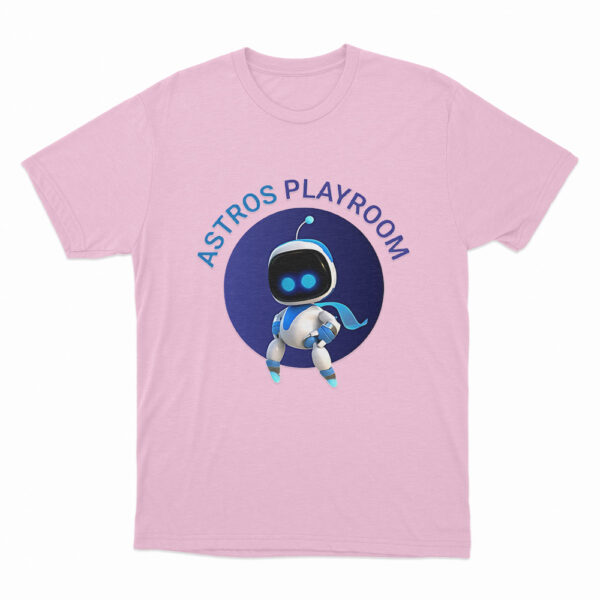 Astro Bot With Astro Playroom T Shirt Pink 3xl