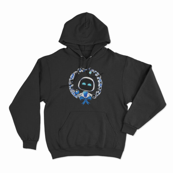 Astro Bot With Gaming Accessories Hoodie Black 3xl